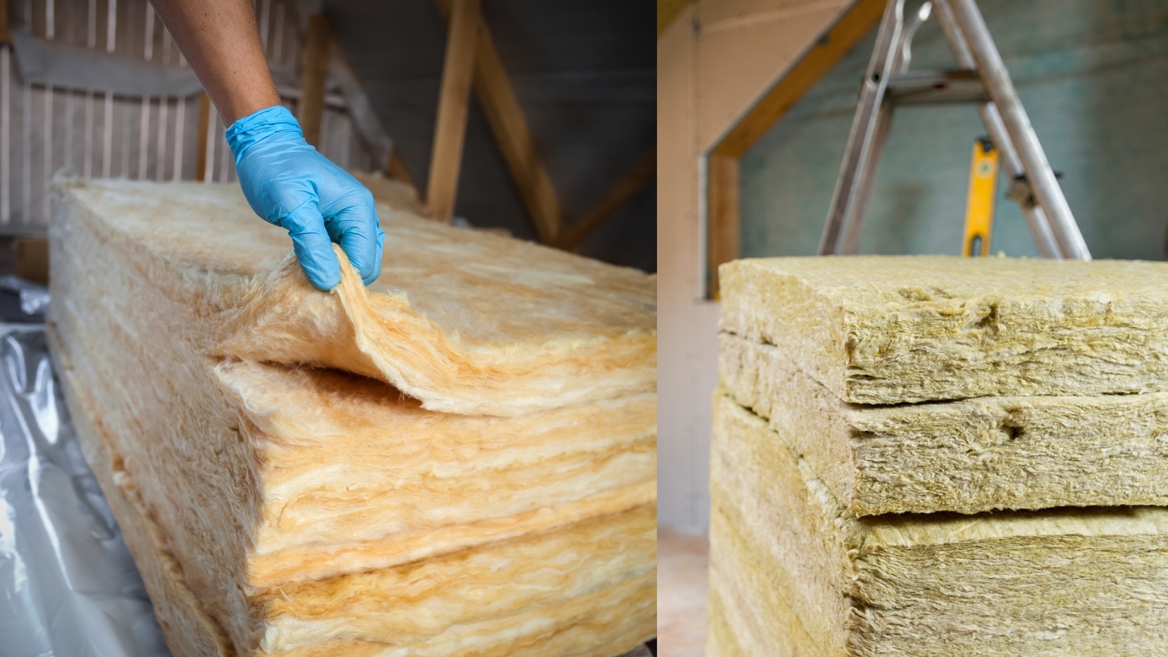 Wełna mineralna do izolacji termicznej poddasza